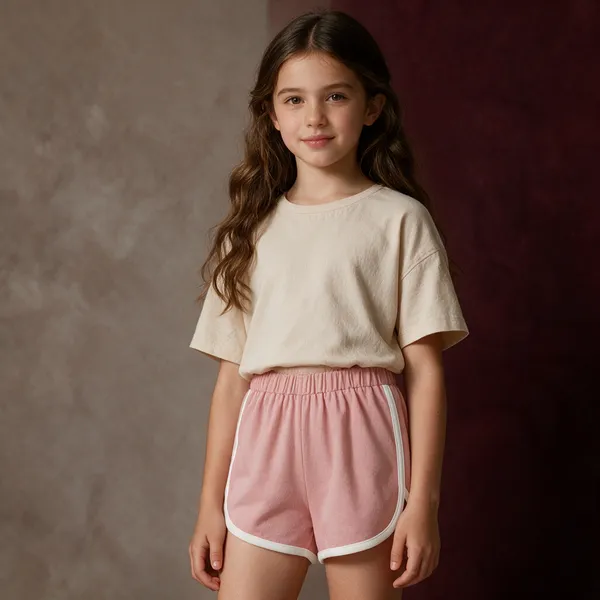 Pink_Cotton_Blend_Regular_Fit_Solid_Hotpants_For_Girls