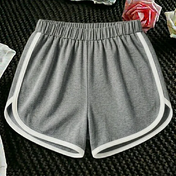 Grey_Cotton_Blend_Regular_Fit_Solid_Hotpants_For_Girls_-_Pack_Of_3