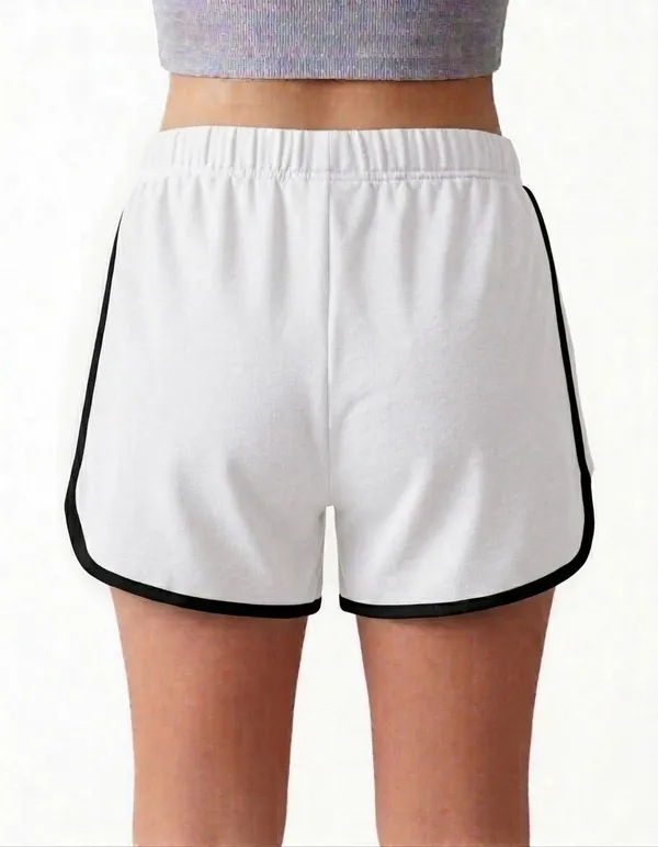 Black_&_White_Cotton_Blend_Regular_Solid_Hotpants_For_Girls