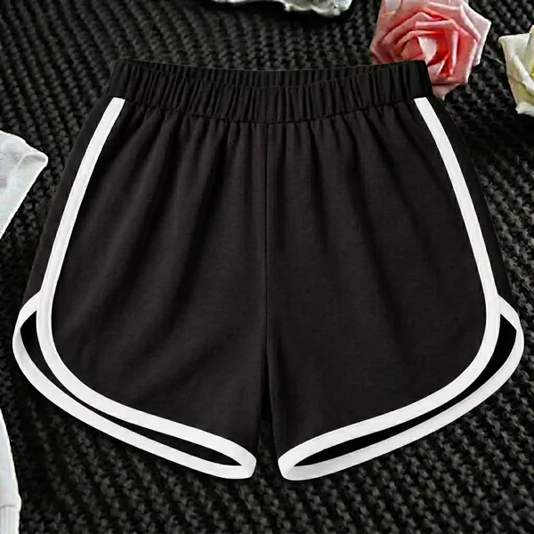 Black_Cotton_Blend_Regular_Solid_Hotpants_For_Girls_-_Pack_Of_3