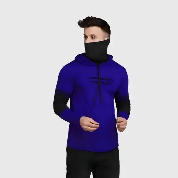 Blue_Green_Cotton_Blend_Color_Block_Sweatshirt_For_Men