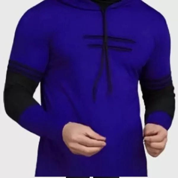 Blue_Green_Cotton_Blend_Color_Block_Sweatshirt_For_Men