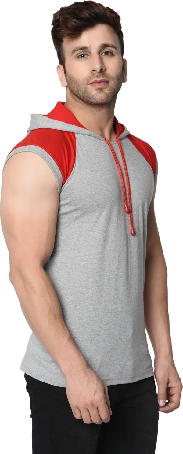 Red_Grey_Cotton_Blend_Boxy_Fit_Hooded_Neck_Colorblock_T-Shirt_For_Men