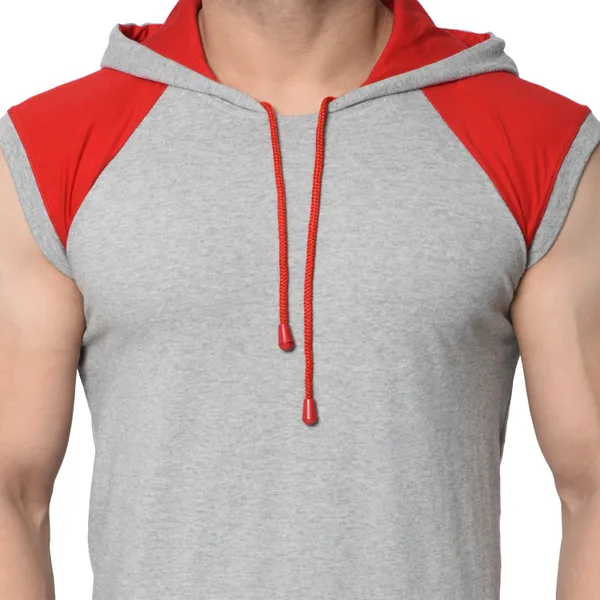 Red_Grey_Cotton_Blend_Boxy_Fit_Hooded_Neck_Colorblock_T-Shirt_For_Men