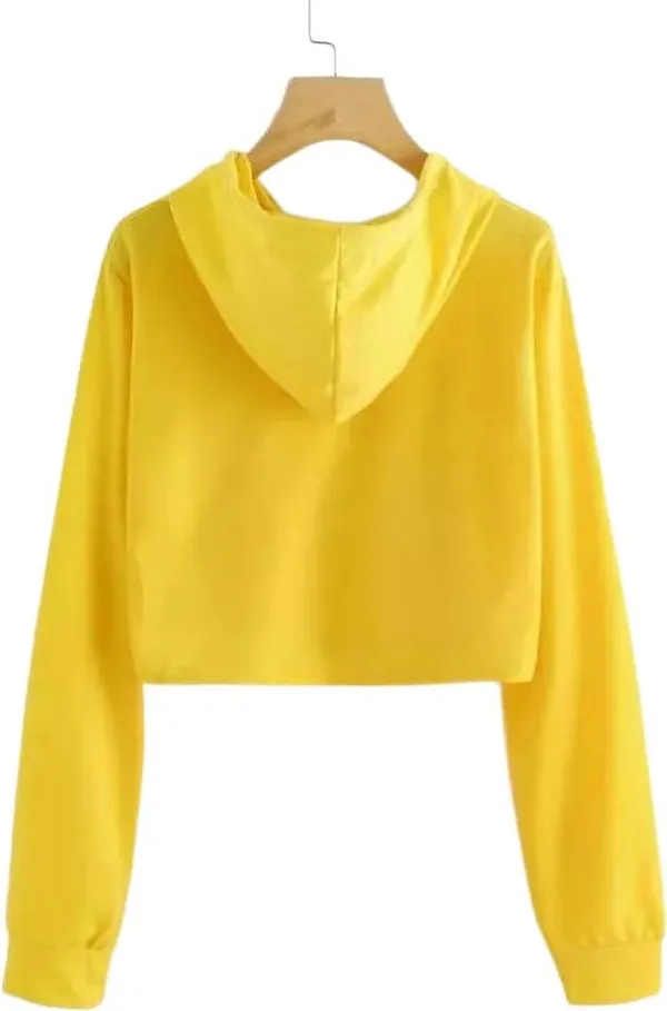 Yellow_Cotton_Regular_Fit_Hooded_Neck_T-Shirt_For_Women