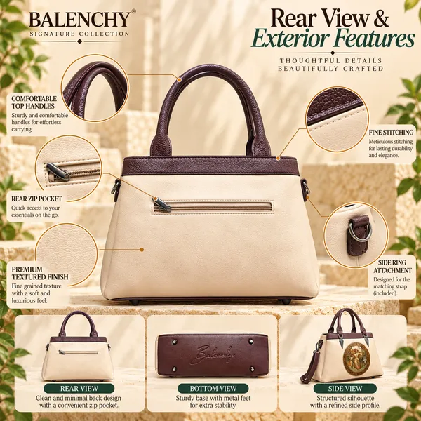 Balenchy_The_Artemis_Satchel_—_Wearable_Art_Handbag_for_Women_|_The_Artemis_Medallion_|_Warm_Ivory_|_Signature_Collection
