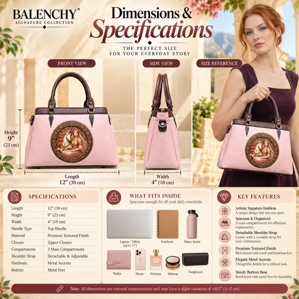 Balenchy_The_Enchantress_Satchel_—_Wearable_Art_Handbag_for_Women_|_The_Enchantress_Medallion_|_Blush_Pink_|_Signature_Collection