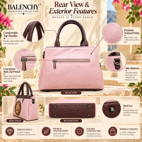 Balenchy_The_Enchantress_Satchel_—_Wearable_Art_Handbag_for_Women_|_The_Enchantress_Medallion_|_Blush_Pink_|_Signature_Collection