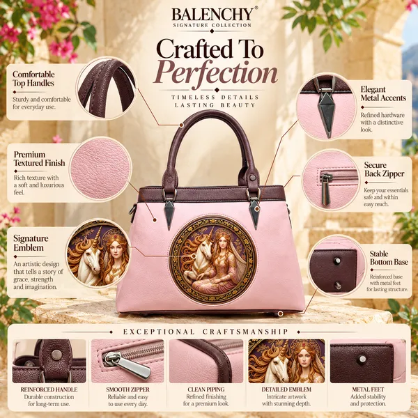 Balenchy_The_Enchantress_Satchel_—_Wearable_Art_Handbag_for_Women_|_The_Enchantress_Medallion_|_Blush_Pink_|_Signature_Collection