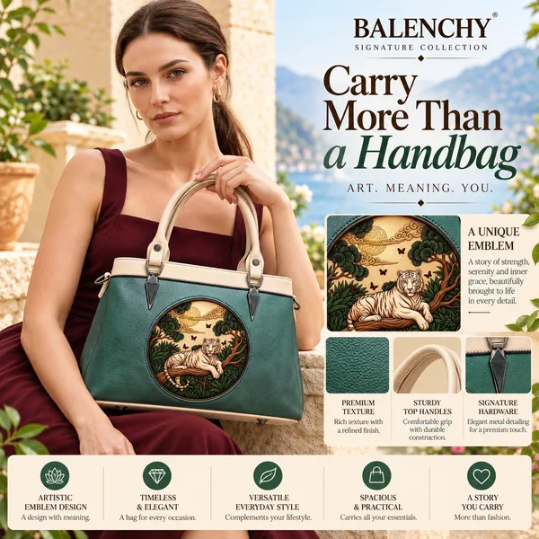Balenchy_The_Force_Satchel_—_Wearable_Art_Handbag_for_Women_|_The_Force_Medallion_|_Forest_Green_|_Signature_Collection
