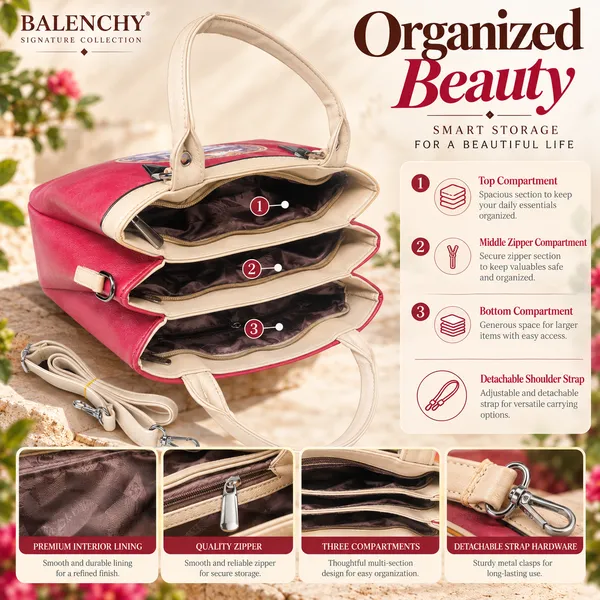 Balenchy_The_Grace_Satchel_—_Wearable_Art_Handbag_for_Women_|_The_Grace_Medallion_|_Crimson_Red_|_Signature_Collection