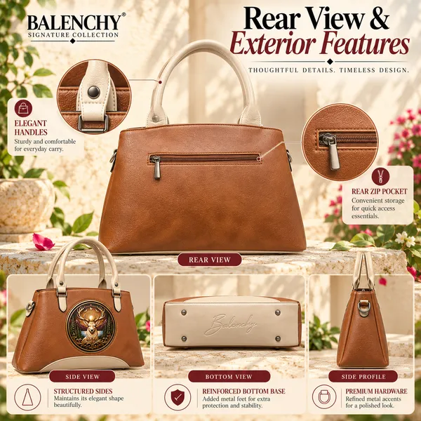 Balenchy_The_Sovereign_Satchel_—_Wearable_Art_Handbag_for_Women_|_The_Sovereign_Medallion_|_Tan_Brown_|_Signature_Collection