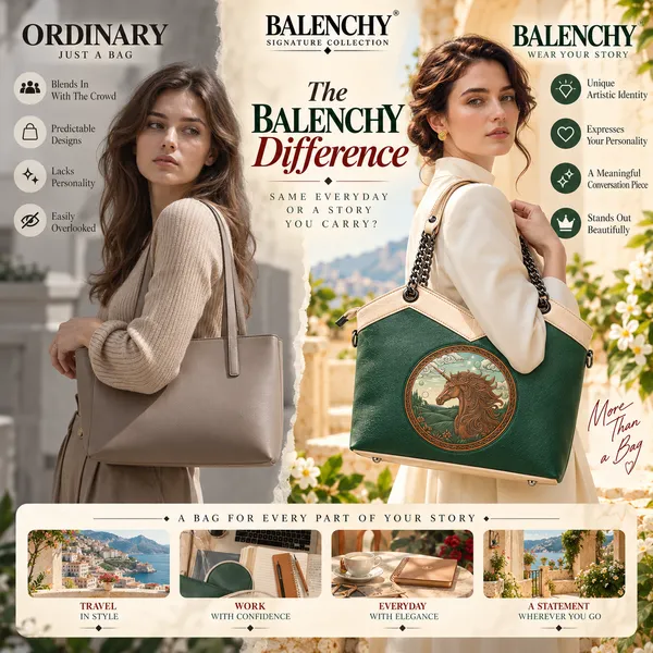 Balenchy_The_Wild_Tote_—_Wearable_Art_Shoulder_Bag_for_Women_|_The_Wild_Medallion_|_Forest_Green_|_Signature_Collection