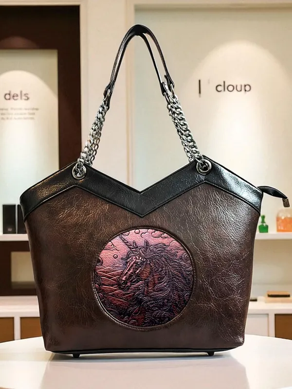 House on the Hill Parent Bag Brown Parent Bag (Checker) | House on