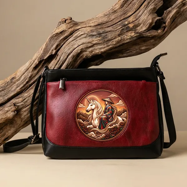 Balenchy_The_Wanderer_Sling_—_Wearable_Art_Crossbody_Bag_for_Women_|_The_Wanderer_Medallion_|_Crimson_Red
