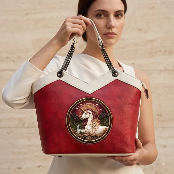 The_Fable_—_Crimson_&_Ivory_Wearable_Art_Tote_|_BALENCHY