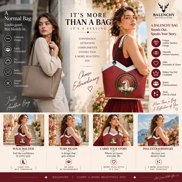 The_Fable_—_Crimson_&_Ivory_Wearable_Art_Tote_|_BALENCHY