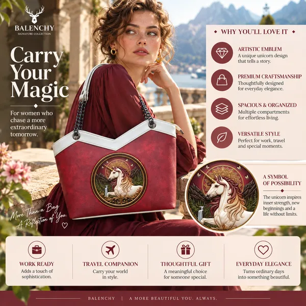 The_Fable_—_Crimson_&_Ivory_Wearable_Art_Tote_|_BALENCHY