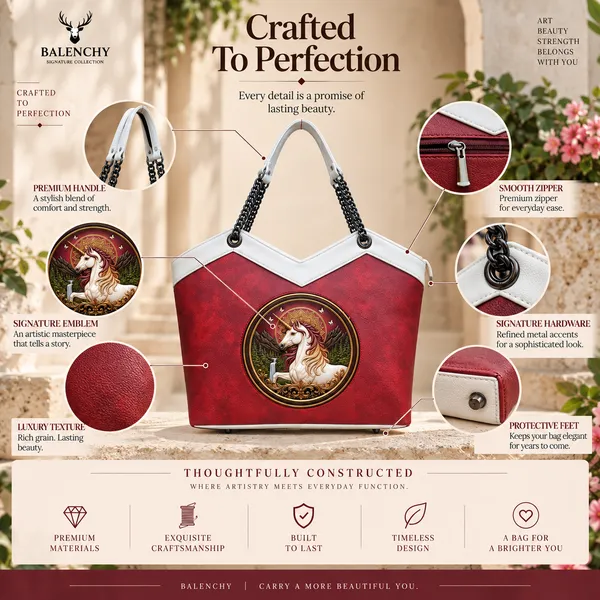 The_Fable_—_Crimson_&_Ivory_Wearable_Art_Tote_|_BALENCHY