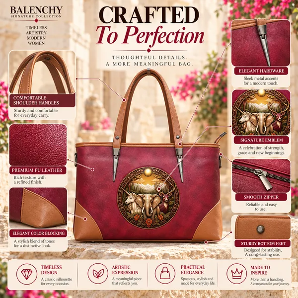 The_Union_—_Warm_Ivory_&_Tan_Wearable_Art_Shopper_|_BALENCHY