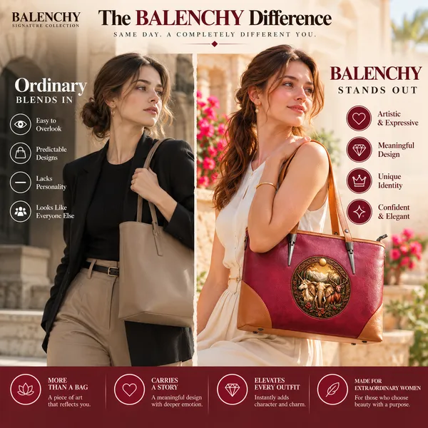 The_Union_—_Warm_Ivory_&_Tan_Wearable_Art_Shopper_|_BALENCHY