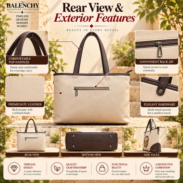 The_Union_—_Warm_Ivory_&_Tan_Wearable_Art_Shopper_|_BALENCHY_BROWN