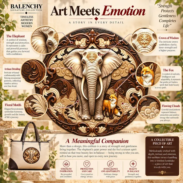 The_Union_—_Warm_Ivory_&_Tan_Wearable_Art_Shopper_|_BALENCHY_BROWN