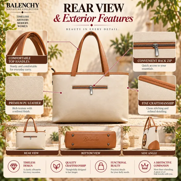 The_Union_—_Warm_Ivory_&_Tan_Wearable_Art_Shopper_|_BALENCHY