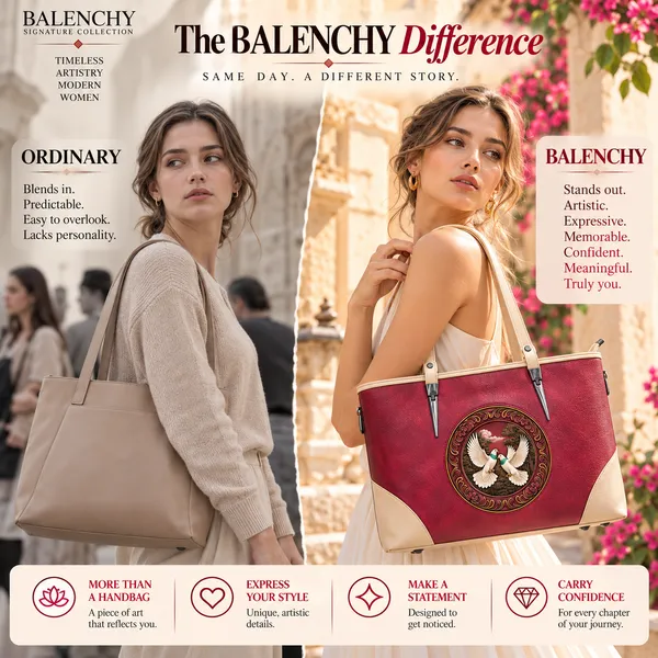 The_Union_—_Warm_Ivory_&_Tan_Wearable_Art_Shopper_|_BALENCHY