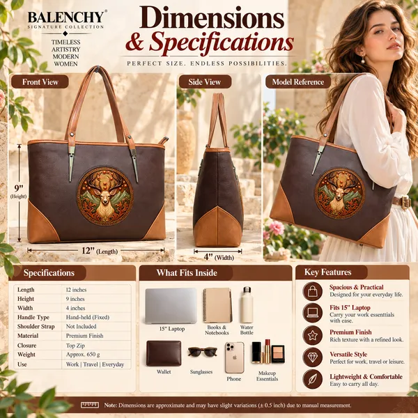 The_Union_—_Warm_Ivory_&_Tan_Wearable_Art_Shopper_|_BALENCHY