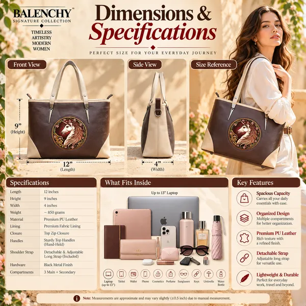 The_Union_—_Warm_Ivory_&_Tan_Wearable_Art_Shopper_|_BALENCHY