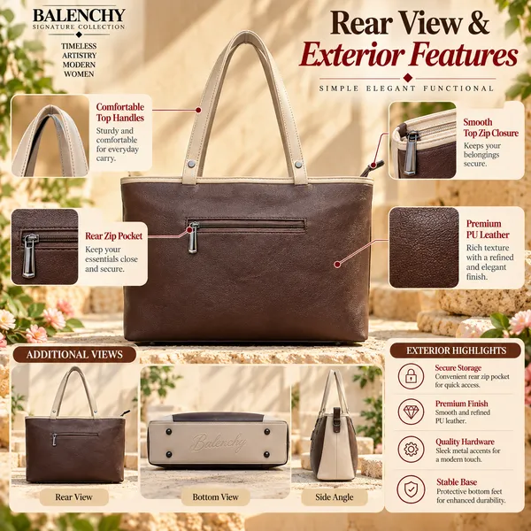 The_Union_—_Warm_Ivory_&_Tan_Wearable_Art_Shopper_|_BALENCHY