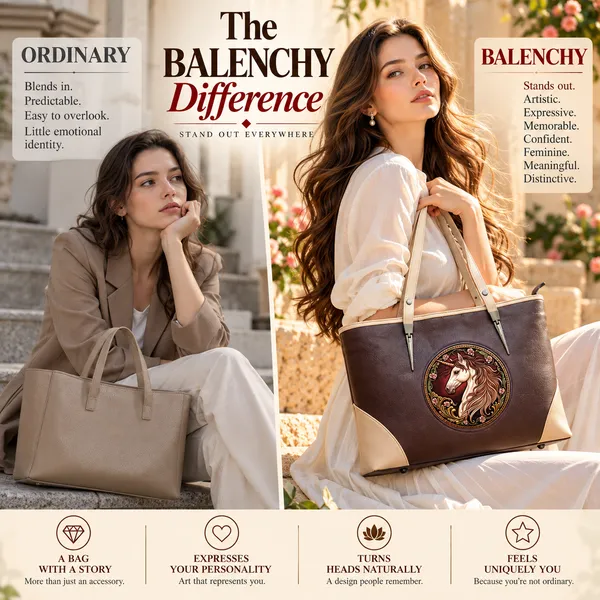 The_Union_—_Warm_Ivory_&_Tan_Wearable_Art_Shopper_|_BALENCHY