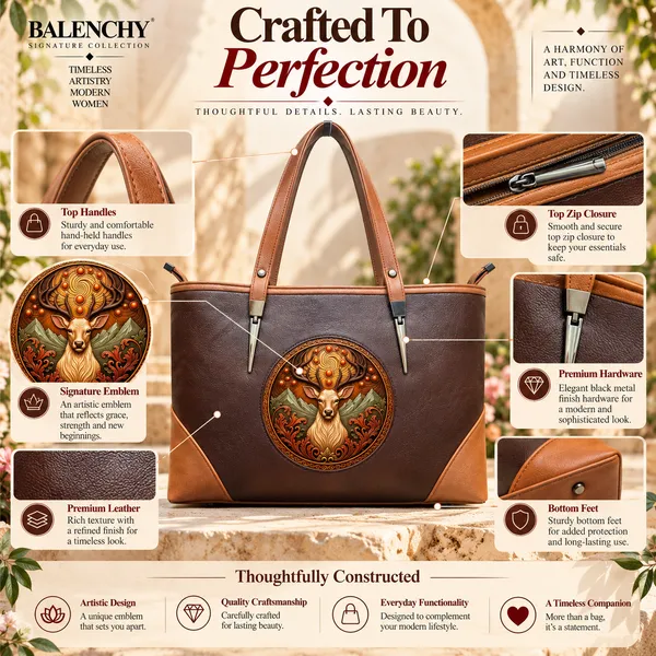 The_Union_—_Warm_Ivory_&_Tan_Wearable_Art_Shopper_|_BALENCHY