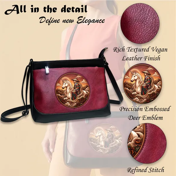 Balenchy_The_Wanderer_Sling_—_Wearable_Art_Crossbody_Bag_for_Women_|_The_Wanderer_Medallion_|_Crimson_Red