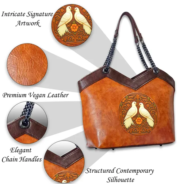Satchel_Bag_with_Embossed_Dove_Pair_Artwork_Luxury_Designer_Handbag_for_Women