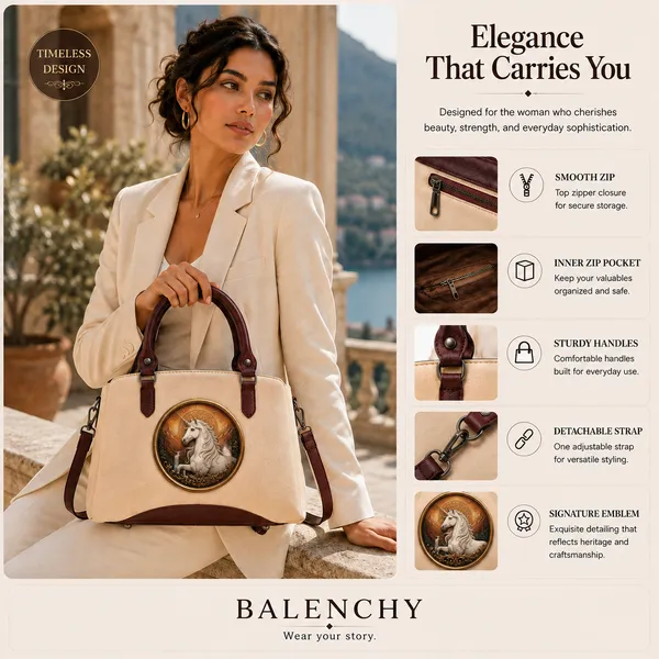 Balenchy_Ivory_Horse_Emblem_Satchel_–_Premium_Statement_Handbag