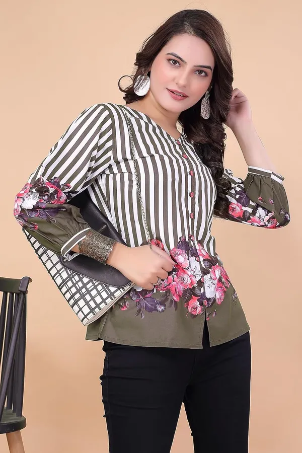 Coffee_Summercool_Top_For_Women_|_Regular_Fit_Long_Sleeve_V-Neck