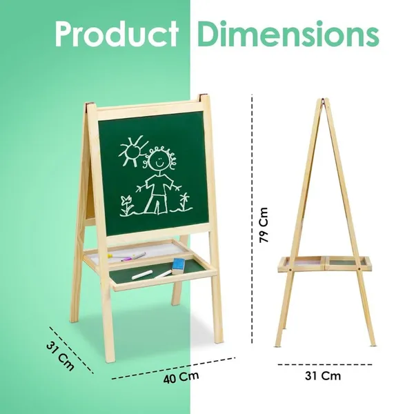 Mayatra's_Double-Sided___Drawing_Board_-_Adjustable_Standing_Easel_&_Chalkboard_Holder