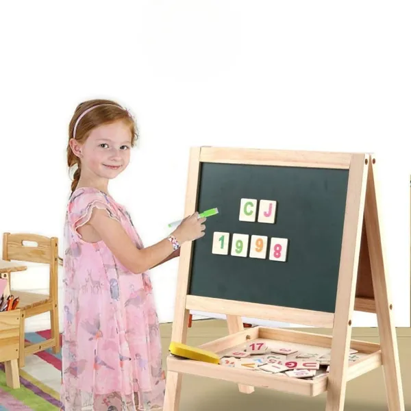 Mayatra's_Double-Sided___Drawing_Board_-_Adjustable_Standing_Easel_&_Chalkboard_Holder