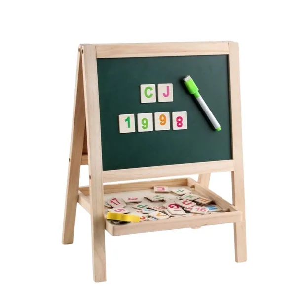 Mayatra's_Double-Sided___Drawing_Board_-_Adjustable_Standing_Easel_&_Chalkboard_Holder