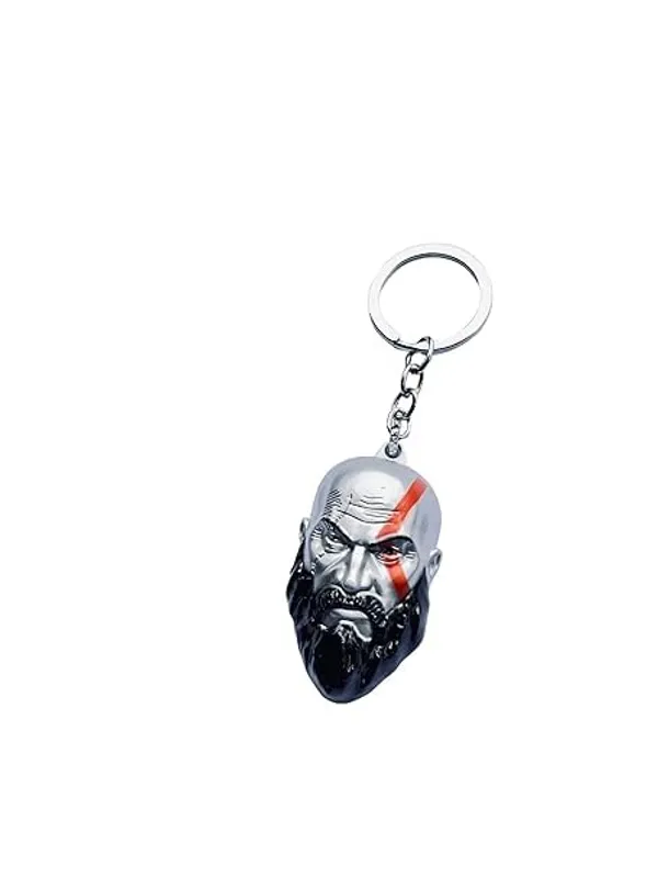 Multicolor_3D_New_Game_God_Of_War_4_Kratos_3D_Head_Keychain_Leviathan_Axe_Key_Chain_Ring_Metal_For_Men_Car_Fans_Gift_Assorted_For_Gifting_With_Key_Ring_Men_&_Women