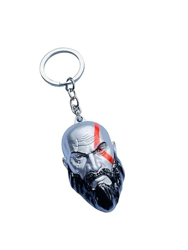Multicolor_3D_New_Game_God_Of_War_4_Kratos_3D_Head_Keychain_Leviathan_Axe_Key_Chain_Ring_Metal_For_Men_Car_Fans_Gift_Assorted_For_Gifting_With_Key_Ring_Men_&_Women