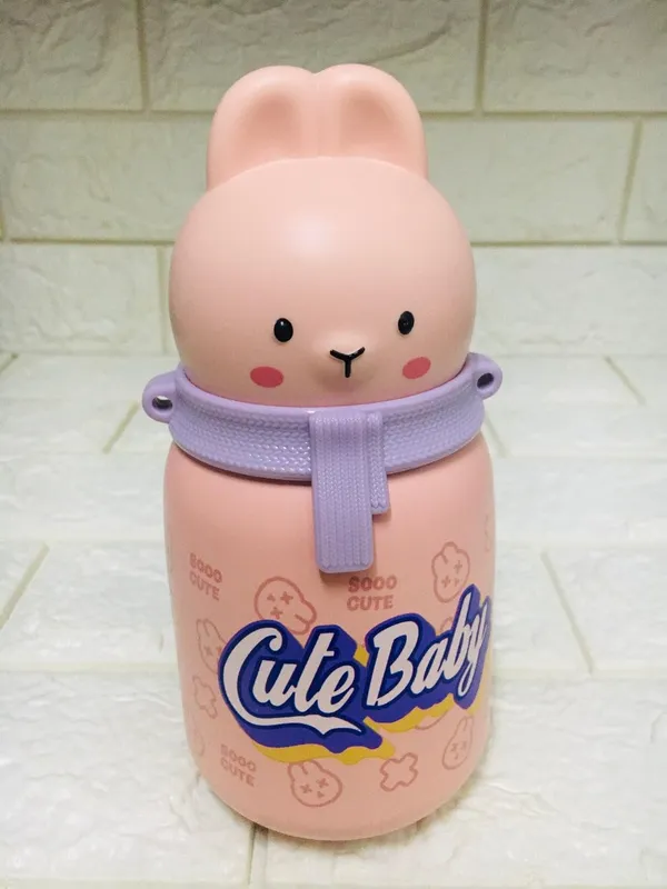 Multicolor_Rabbit_Edition_Stainless_Steel_Vacuum_Insulated_Water_Bottle_Water_Bottle_For___School,Bpa_Free_350Ml,Leak_Proof