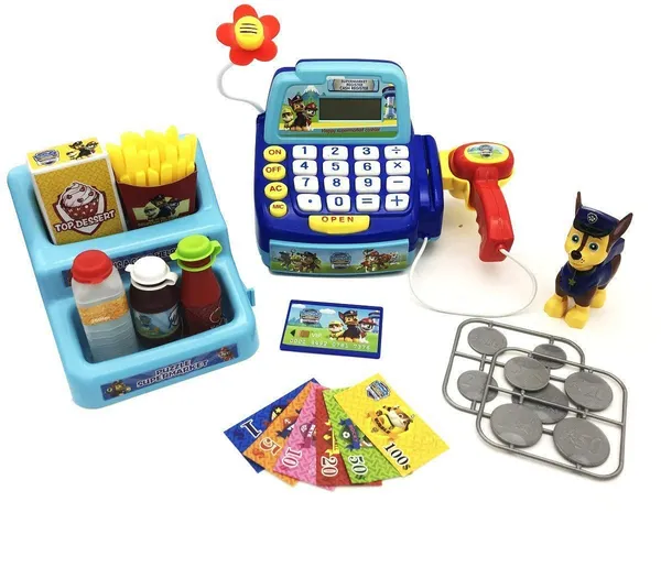 Multicolor_Cashier_Toy_Cash_Register_Playset_|_Pretend_Play_Set_For___|_Colorful_Children?S_Supermarket_Checkout_Toy_With_Microphone_Ideal_Gift_For_Toddlers_&_Preschoolers_(Paw_Buddies_Blue)