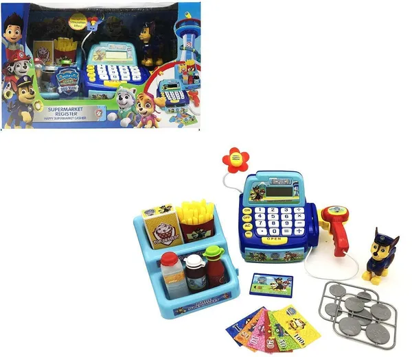 Multicolor_Cashier_Toy_Cash_Register_Playset_|_Pretend_Play_Set_For___|_Colorful_Children?S_Supermarket_Checkout_Toy_With_Microphone_Ideal_Gift_For_Toddlers_&_Preschoolers_(Paw_Buddies_Blue)