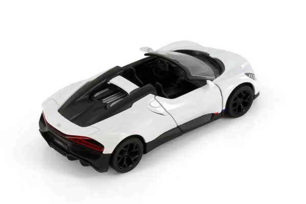Kinsmart_White_Bugati_Mistral_Metal_1:36_Diecast_Model_Car_For