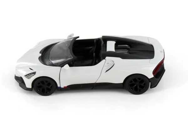 Kinsmart_White_Bugati_Mistral_Metal_1:36_Diecast_Model_Car_For