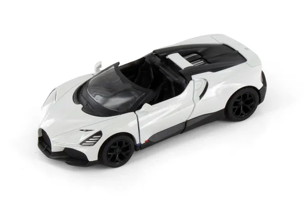 Kinsmart_White_Bugati_Mistral_Metal_1:36_Diecast_Model_Car_For