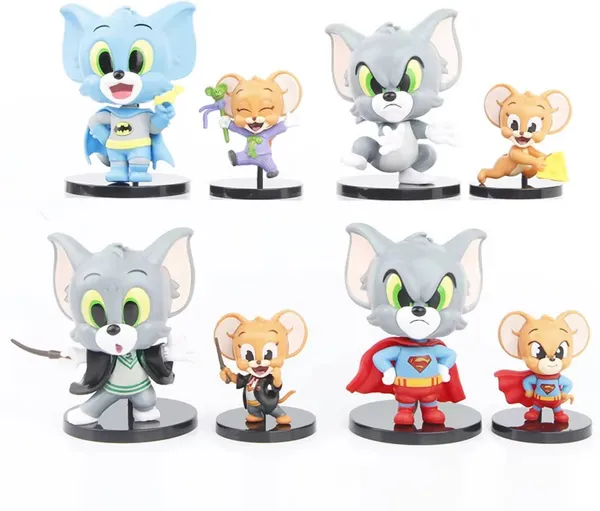 New_TOM_and_JERRY_8_Show_Pieces_-_Cartoon_PVC_Models_Toys_HD_Figures_for_Collectors